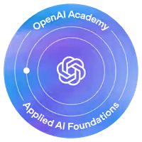 OpenAI Academy: Applied AI Foundations badge